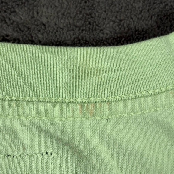 Stussy Stock Logo Embroidered Short Sleeve T Shirt Green - Picture 7 of 7